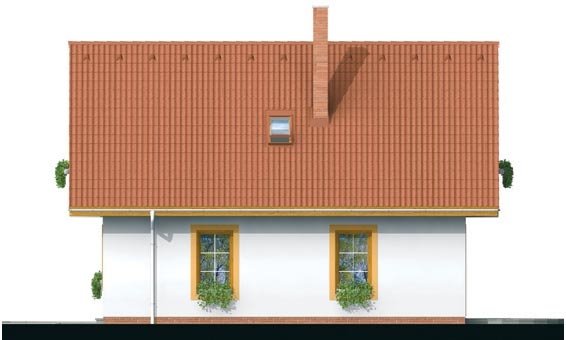 projekt domu s menšími izbami - vhodný ako chata